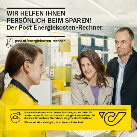 Aktuelles Post Energierechner Post am Rochus Einkaufszentrum 1030 Wien